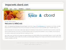 Tablet Screenshot of impacweb.cbord.com